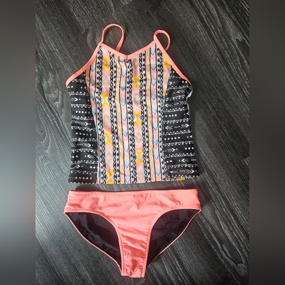 Girls Swim suit 2 piece large 10/12